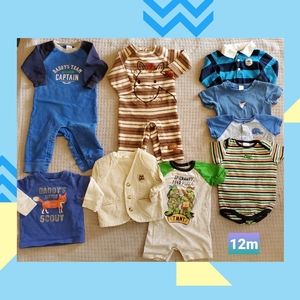 Bundle of clothing for baby boy 12 months
